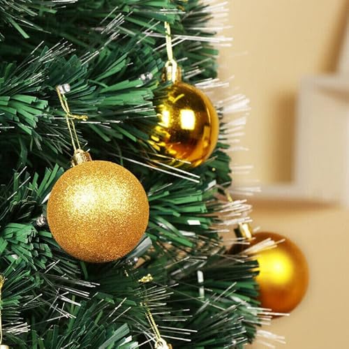 24PCS/Pack Christmas Tree Xmas Balls Decorations Baubles Party Wedding Ornament, 3cm Plastic Holiday Decor