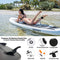 SereneLife Inflatable Stand Up Paddle Board - 10’ Ft. Standup Sup Paddle Board W/ Manual Air Pump, Safety Leash, Paddleboard Repair Kit, Storage / Carry Bag - Sup Paddle Board Inflatable - SLSUPB06