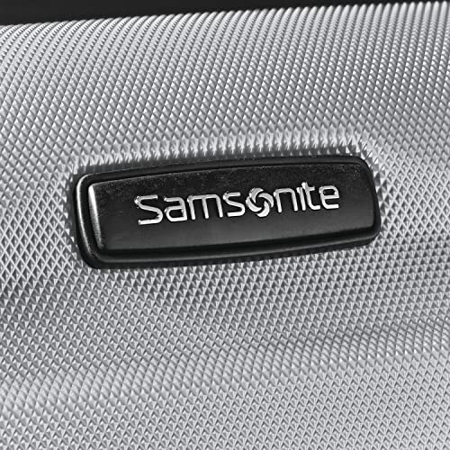 Samsonite Unisex-Adult Omni Pc Hardside Expandable Luggage with Spinner Wheels, Silver, 3-Piece Set (20/24/28), Omni Pc Hardside Expandable Luggage with Spinner Wheels