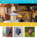 ZONGXFF Solar String Lights Solar Lights Outdoor Solar Party Lights Outdoor Waterproof-7.6M/25ft ST38 Shatterproof Tungsten Bulb20(+2), forWedding, Christmas、Balcony Party、Camping