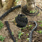 Soaker Hose 150 FT for Garden with 1/2" Diameter Irrigation Hose Save 70% of Water Solid Brass Interface Eminently Suitable for Lawn and Garden Bed Cover