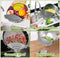 Clip On Strainer Silicone,1Pc Silicone Clip-on Stew-Pan Strainer,Snap Strainer Clip on Strainer,Food Strainer Snap Strainer Clip On Silicone Colander MeshStrain Drainer,Pot Strainer and Pasta Strainer