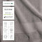 Lacoste Heritage Supima Cotton 6-Piece Towel Set, 2 Bath Towels, 2 Hand Towels, 2 Washcloths, Aloe