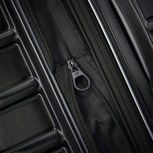 Samsonite Omni 2 Hardside Expandable Luggage with Duel Spinner Wheels, Midnight Black, 3-Piece Set (CO/MED/LG), Omni 2 Hardside Expandable Luggage with Duel Spinner Wheels