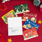 Christmas Cards Assortment, 12Piece Holiday Cards with Envelopes Christmas Greeting Cards Blank Note Cards office School Home Party Invitation Supply