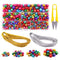 Swpeet 403Pcs Colorful 4 Sizes Christmas Jingle Bells Assortment Kit with 200m Gold Sliver Cord, Jingle Bells and Craft Bells, Perfect for Christmas Party Decorations Craft Decorations DIY Bells