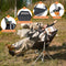 KingCamp Double Hammock Camping Chair Swinging Chair for Adults Portable Folding Rocking Chair Hold Up to 580 lbs with Adjustable Back Support Pillow Cup Holder for Outdoor Lawn Beach Concerts