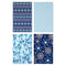Hallmark Medium Boxes with Lids (12 Shirt Boxes, 4 Designs: Snowflakes, Stripes, Sweater Pattern, Reindeer) for Christmas, Hanukkah, Holiday Parties, Hostess Gifts