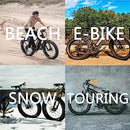 【AU Stock】 264.0 inch Fat Bike Air Suspension Fork 120mm Travel, Spacing Hub 135mm 28.6mm Straight Tube Crown Lockout 9mm QR Ultralight Front Forks, fit Snow Beach Mountain Bike