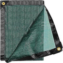 (3.7mx 2.4m) - E.share 70% Green Shade Cloth Taped Edge with Grommets UV 3.7m X 2.4m