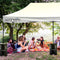 Pop Up Canopy Tent 10x20 - Commercial Instant Shelter Foldable/Collapsible Sun Shade Canopy Pop Up Tent w/Waterproof Tent Top, Portable Carry Bag & Sand Bag - SereneLife SLGZ20W (White)