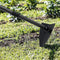 FLY HAWK Garden Hoe, 152 cm Hoe Garden Tool Triangle Garden Hoe with Sharp Blade for Digging, Weeding, Cutting and Losing Soil, Metal Handle with Adjustable Length