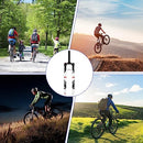 ZTZ MTB Air Suspension Fork，Fit for 26/27.5/29 inch Mountain Bike, 120mm Travel, Rebound Adjust, QR 9mm, Manual/Remote Lockout, XC/AM Mountain Bike Front Fork, Ultralight