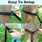 Camping Hammock, Camping Essentials & Camping Gifts with Two Tree Straps Single or Double Nylon Travel Tree Hammocks for Camping Backpacking Hiking