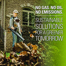 Greenworks 80V (180 MPH / 610 CFM / 75+ Compatible Tools) Cordless Brushless Backpack Blower, 2.5Ah Battery and Rapid Charger Included, Green/Black