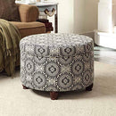 Kinfine Medallion Storage Ottoman