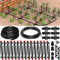 CARPATHEN Drip Irrigation System - Adjustable Quick Connect Irrigation System for Garden, Raised Beds - Complete Garden Watering System Kit - 1/4 Emitters, 1/2" and 1/4" Tubing and Connectors