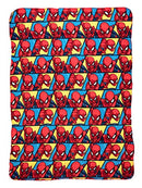 Spiderman Fleece Throw Blanket - Fun Superhero Fleece Throw Blanket for Girls & Boys, Soft & Cozy Plush Lightweight Fabric Bed Cover, Cool Bedroom Decor, Kids Throw Blanket - Size 45”x 60”