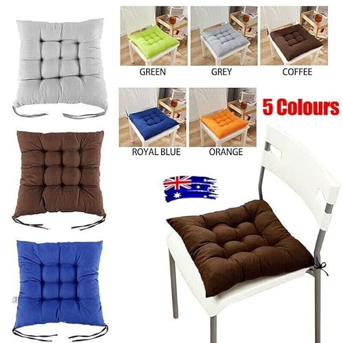 Universal Comfortable Seat Cushions Outdoor Indoor Cushion Square Soft Chair Pad Home Decor 40x40cm for Home, Office, Car, Patio Furniture, Square Design, Multiple Colors