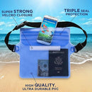 Underwater Waterproof Waist Pouch - Durable PVC Beach Belt Bag for Swimming, Boating & Outdoor Adventures - Secure Phone and Essentials Holder