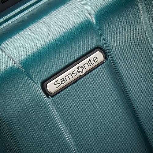 Samsonite Unisex-Adult Centric 2 Hardside Expandable Luggage with Spinners, Emerald Green, 3-Piece Set (20/24/28), Centric 2 Hardside Expandable Luggage with Spinners