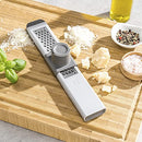 ZWILLING Z-Cut Fine Grater 3-in-1, Grater, Faster Grating Technology, Finger Guard, Food Holder, Food Storage Tray, Zester