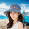 AIMALL Summer Hat Travel Cap Folding Wide Brim Floppy Caps Beach Sun Hats Women AU Pink