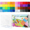 GWHOLE 48 Colors 2.6mm Fuse Beads Kit 24000 PCS Beads Craft Kit Ironing Beads with Ironing Paper Beads Pegboards and Tweezers for DIY Arts and Crafts