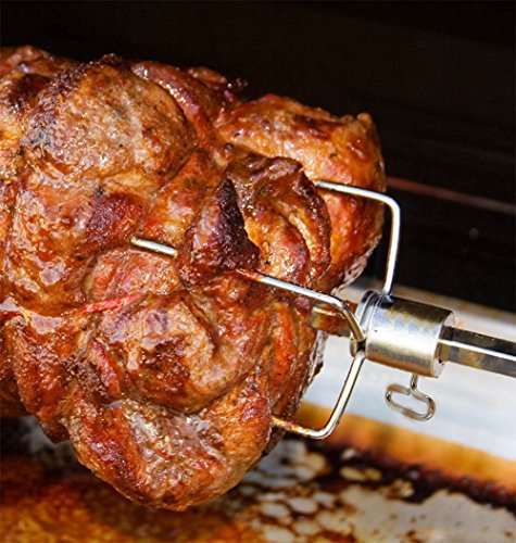 Onlyfire 6008 BBQ Roast Rotisserie Skewer Forks for 8x8 mm Square Spit Rods