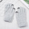 Winter Gloves Touch Screen Warm Knitted Wool Mittens Full Finger Acrylic Gloves for Men and Women