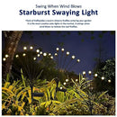 ZKEEZM 10LED Solar Garden Lights Solar Swaying Light Sway by Wind Solar Firefly Lights Outdoor Waterproof Landscape Decoration Lights Pathway Yard Walkway Patio Decoration Camping Warm White(6 Pack)