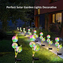 ZKEEZM Dandelion Solar Lights Outdoor Garden Décor, Upgraded 6-Pack Solar Garden Lights Decorative 36 LED Waterproof of IP65 Solar Flowers Lights for Garden Yard Patio Landscape Pathway Lawn