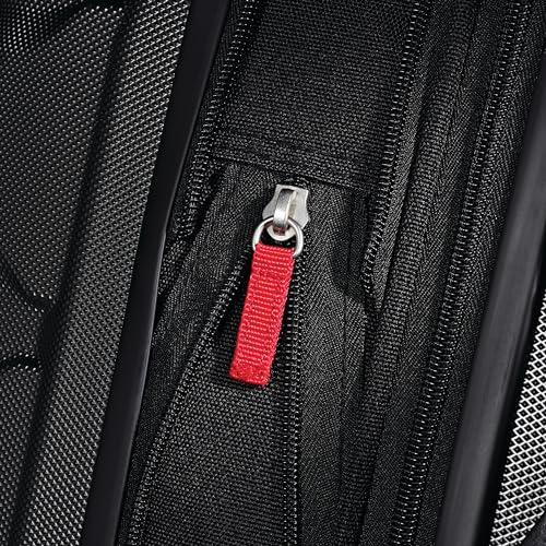 Samsonite Unisex-Adult Omni Pc Hardside Expandable Luggage with Spinner Wheels, Black, Checked-Medium 24-Inch, Omni Pc Hardside Expandable Luggage with Spinner Wheels