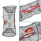 SF 1 Pack Fishing Casting Nets Crab Trap Crawfish Crayfish Shrimp Collapsible Cast Net Durable Black Mesh Fishing Nets Portable Folded Safe Fish Catching- Small