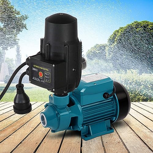 Giantz Water Pump, 240V 2100L/H Electric High Pressure Garden Pumps Controller Irrigation for Pool Pond Tank Home Farm Car Clean, Head Steady Fow Black