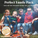 10 Pack Marshmallow Roasting Sticks Bulk, Smores Skewers for Fire Pit Kit, Hot Dog Camping Skewers Accessories Campfire Marshmellow 32 Inch Long Extendable Forks Bbq Tools Smores Sticks