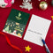 Christmas Cards Assortment, 12Piece Holiday Cards with Envelopes Christmas Greeting Cards Blank Note Cards office School Home Party Invitation Supply