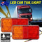 2PCS LED Trailer Lights Taillight Lamp Stop Indicator 12V CAMPER Boat Truck AU