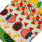 12 Pieces Printed Fruit Fabric Fruit Fat Quarters Fruit Pattern Fabric Bundles Quilting Sewing Patchwork Fabric for DIY Scrapbooking Art Craft Sewing Projects, 20 x 16 Inch/ 50 x 40 cm