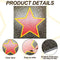 Gersoniel 25 Packs Star Sticker Decor with Black Marker for Movie Theme Red Carpet Oscar Party Decorations