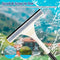 Wothfav Professional Window Squeegee Cleaner, 61" Telescopic Window Cleaning Equipment, 2 in 1 Window Squeegee with Extendable Cleaning Poles, Glass Cleaning Tools for Indoor/Outdoor