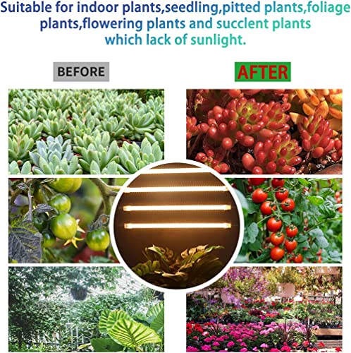USB LED Grow Light Plant Full Spectrum Dimmable Indoor Flower Indoor Strip Lamp (30CM/168LED(4X Strip))