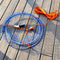 Palmyth Wire Grid Bottom Crab Nets Two Ring Crab Kit with Harness and Bait Clip 24 X 20 X 12