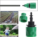 LALOCAPEYO 2Pcs Garden Hose Pipe Micro Irrigation Adapter One Way Adapter Tap Connector 8MM 4/7 8/11 Dual- Quick Connector Hose Irrigation Timer Water Hose Connector