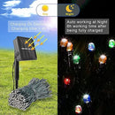 Solar Christmas Lights Outdoor 100 LED 12M/39ft 8 Modes Solar Powered Xmas Outdoor Lights Waterproof Starry Christmas Fairy Lights for Indoor Gardens Homes Wedding Holiday Party (Warm White)