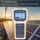 Eacam Multimeters, 1600W Photovoltaic Panel Multimeter, Solar Panel MPPT Tester Open Circuit Voltage Test Device Maximum Power Point Voltage Current Power Test Meter LCD Display with Backlight