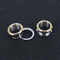 316L Stainless Steel Gold Bevel Edge Flesh Ear Tunnel Plug Ear Gauges Expanders Body Jewelry (Gauge=00g(10mm))