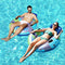 FindUWill Large Pool Floats Lounge Chair - 48'' Heavy Duty River Tubes for Adults Water Floats with Cup Holder and Handle, Inflatable Swimming Pool Float Chair Raft Floaties Tubes for Floating River