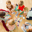 244PCS Countries of The World Flags Flash Cards Country Continent Capitals Population Country Flag Geography Educational Cards Game Gift for Kids Family & Adults All Countries Flags of The World Cards