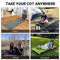 KingCamp Camping Cot, Folding Portable Heavy Duty Ultralight Cots for Adults Camping Tent Hiking Backpacking Mountaineering Travel Indoor Outdoor Indoor Base Camp with Pillow, 2 Packs.